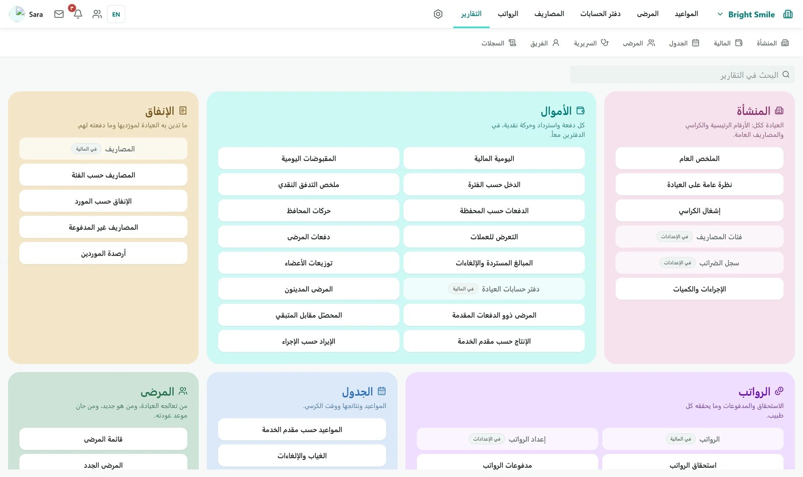 التقارير